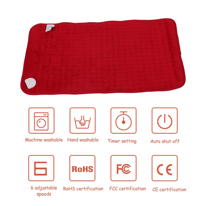 Electric Heating Pad Multifunctional Single Size Home Heating Blanket with