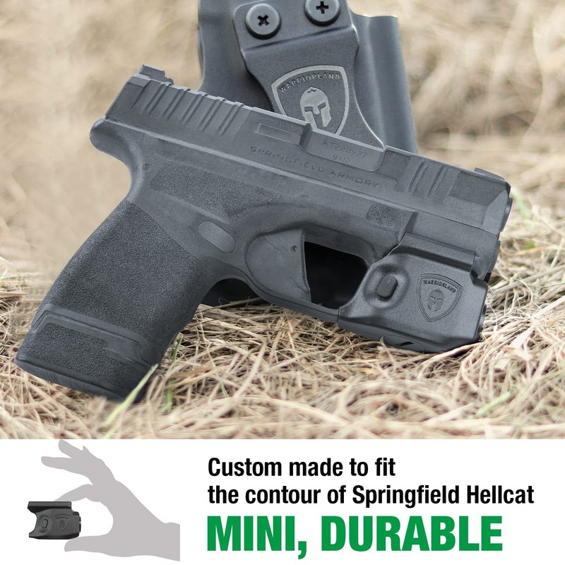 WARRIORLAND IWB Kydex Holster with 150 Lumens Min Gun Light