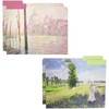 Claude Monet File Folders, Decorative with 1/3 Cut Tab, Letter