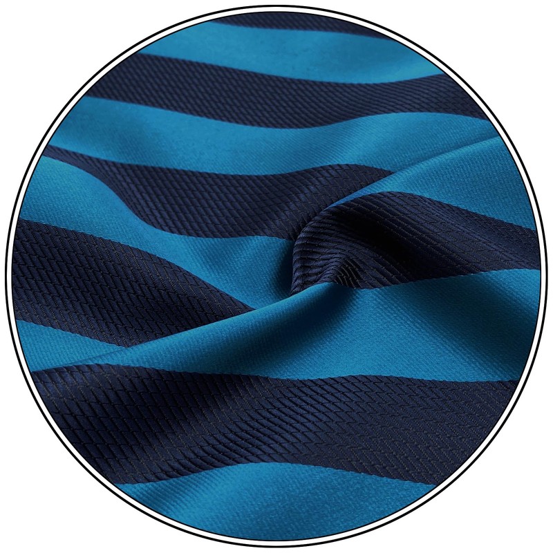 S&W SHLAX&WING Men's Necktie Set, Long Necktie, Pocket, Square, Combo