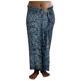Approx. 100 Models Available Beach Towel Sarong Pareo Wrap around Loop Blue SAR07