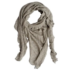 Invero , Susi Merino Triangular Scarf, Lama., One size
