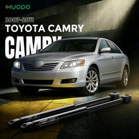 HUOPO 6333 Front Hood Struts for Toyota Camry 2007-2011, Bonnet Shock Absorbers Lift Support Replacement for Toyota Camry Base/CE/Hybrid/LE/SE/XLE, 2 Pack