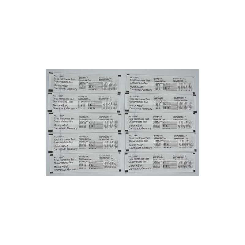 Medasa Water Hardness Test Strips Individually Packed and Sealed Result
