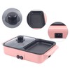 CNCEST Electric Hot Pot with Grill,1200W 2 In 1 Multifunction