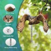Vicsiyi Owls to Keep Birds Away: 3 Pack Fake Owls
