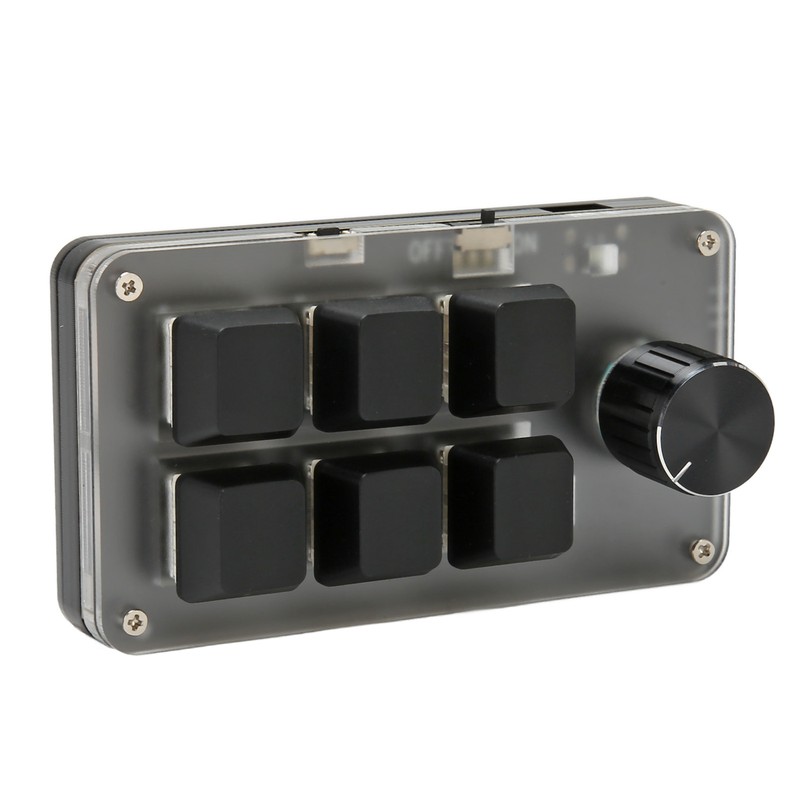 Mini Keypad Knob Design Red Switch Dual Mode Plug and