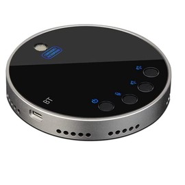 eppfun SK001 MAX Bluetooth Speakerphone with Mic, 360° Voice Coverage Conference Microphone for Home Office, Smart Voice Enhancement, Compatible with Zoom, MS Team, Skype