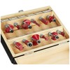 Meister Milling Cutter Set 12 Pieces - For Woodworking -