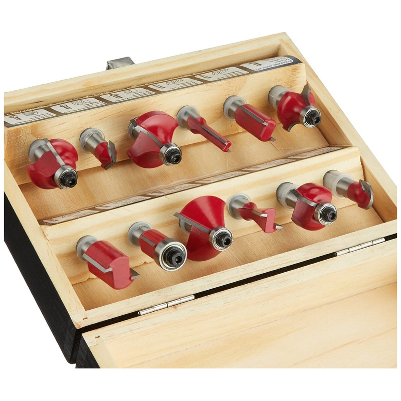Meister Milling Cutter Set 12 Pieces - For Woodworking -