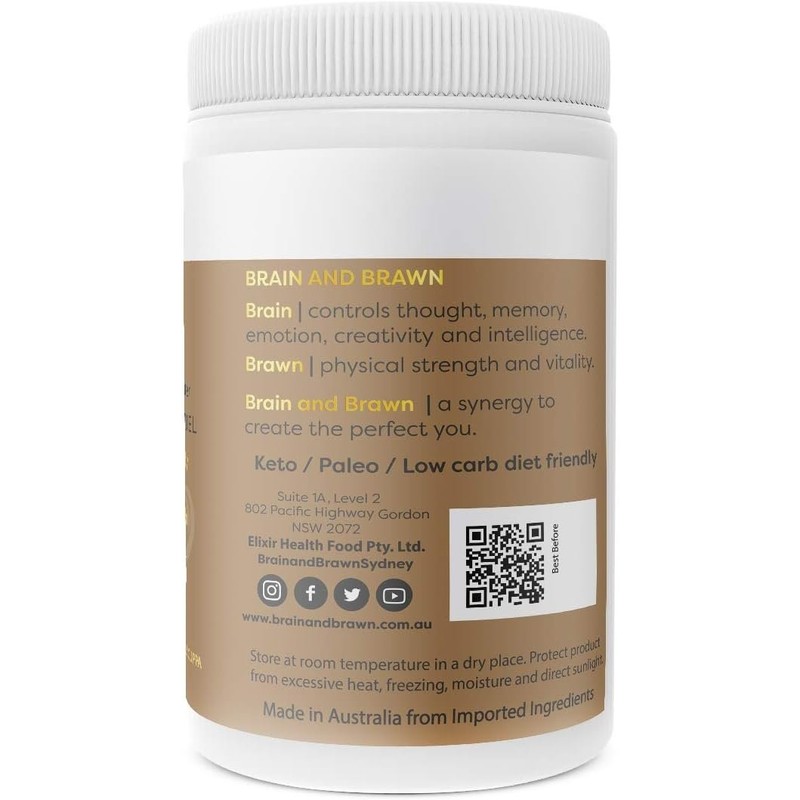 Brain and Brawn Collagen Keto Coffee (With MCT C8 &