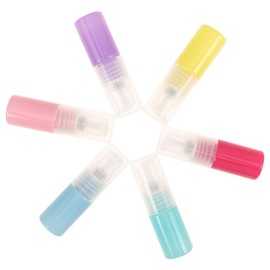 FRCOLOR 6pcs Travel Bottles Leak Resistant Refillable Lotion Dispensers with Macaron Colors Compact Plastic Containers for Shampoo Skincare Essential Oils Airline Friendly