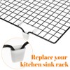 40 Pieces Rubber Feet for Sink Grid White Rubber Grid