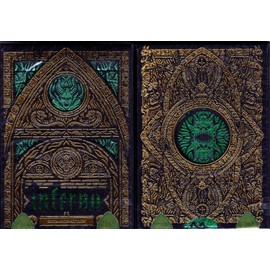 Darkside Playing Cards Inferno Emerald Blaze Playing Cards Poker Size Deck TPCC Custom Limited New