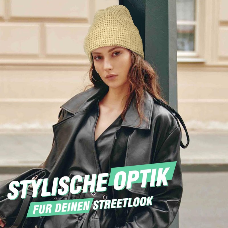 Kiiwah Beanie Hat Unisex Fishing Hat Beanie Warm Winter Hat