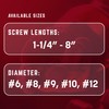 GRK Fasteners R4™ #10 x 4 Inch, Multi-Purpose Framing Screws,