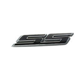 Aimoll 3pcs SS Emblems ABS Sticker 3D Logo Replacement for Impala Cobalt Camaro 2010 2011 2012 2013 2014 2015 2016 2017 (Chrome/Black)