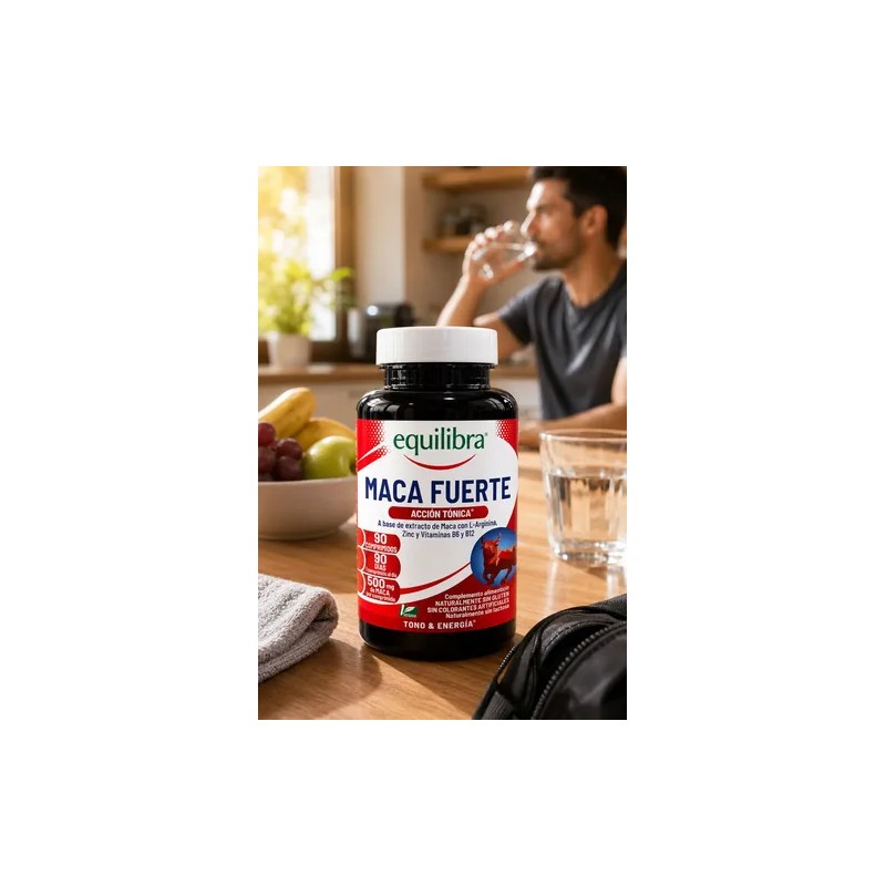 Maca Fuerte Equilibra 90 Tabs Energía Cansancio - Vegano