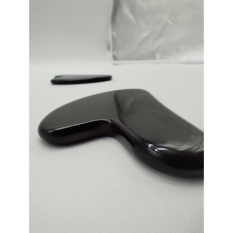 ROCKING GIFTS Obsidian Gua Sha Massager - 3 Minerals and