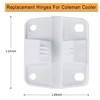 Ansook Cooler Replacement Plastic Hinges & Screws Set - Compatible