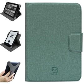 ZhaoCo Universal Removable Case for 6 Inch New Kindle 2024/2022, Kobo Nia/Clara 2E / Clara HD, Lightweight Protective Case with Multiple Viewing Angles - Light Blue