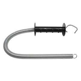 VOSS.farming Gate Handle Set with 20 mm Tension Spring, 6 m Extendable, Electric Fence Paddock for Pasture Fence, Gate Handle with Hooks Cattle, Pigs, Sheep Pasture