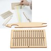 2 Pcs Weaving Loom Kit Wooden Ashford Rigid Heddle Loom