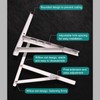 Mini Split Wall Mounting Bracket for 9000-36000 BTU Condenser, POIUNA