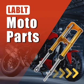 LABLT Front Forks Suspension Replacement for Honda CRF50 XR50 CRF XR 50 2000-2014 Yellow