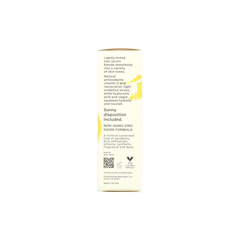 Sheer Tint Sun Serum SPF 29 UVA-UVB by Mad Hippie
