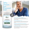 Vegan Flaxseed Oil 2000mg - 180 Softgel Capsules - Cold
