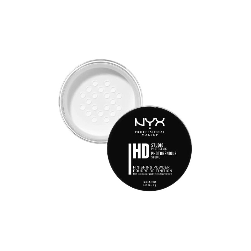 NYX Professional Makeup, HD, Polvo Translúcido, 6g