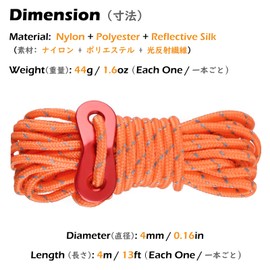 TRIWONDER Estacas de Aluminio & Tensores con Cuerda Paracord Reflexiva Durable para Tiendas de Campaña Toldo al Aire Libre (Verde-1)