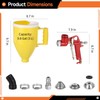 yeesport Drywall Texture Sprayer Hopper, Pneumatic Hopper Spray Gun with