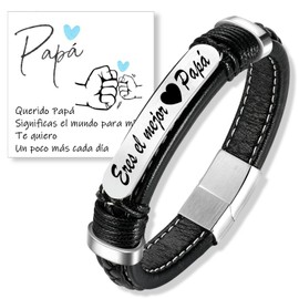 Dad Gifts Bracelet Father's Day Gifts, Stainless Steel
