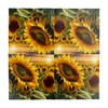 HEKU 100 napkins, 3-ply, 33 x 33 cm, sunflowers, absorbent
