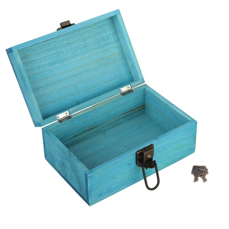 Wooden Storage Box Retro Decorative Jewelry Box Desktop Sundries Organizer
