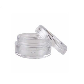 50 Stück Clear Leere Kunststoff Kosmetik-Container Box Fall Flaschen 10 Gram Größe Pot Gläser Eyshadow Container Lot Make-up Kosmetik-Tool