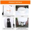 FIVO Electric Pump & Manual Pressure Dual Function Backpack Sprayer