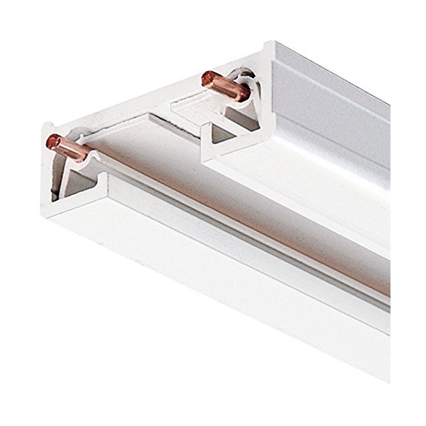 Juno Lighting Group R2WH Track Section, 120 Volts, 2 Foot, White