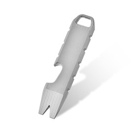 Mini Pry Bar, EDC Crowbar, Key Ring Bottle Opener, Titanium Bags Breaking Tool with Bottle Opener Function for Outdoor Camping