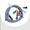 스냅전극 s타입 1.5파이 케이블전극 심전도 근전도 ECG EMG [90cm] Snap Electrode S Type 1.5mm Cable Electrode ECG EMG [90cm]