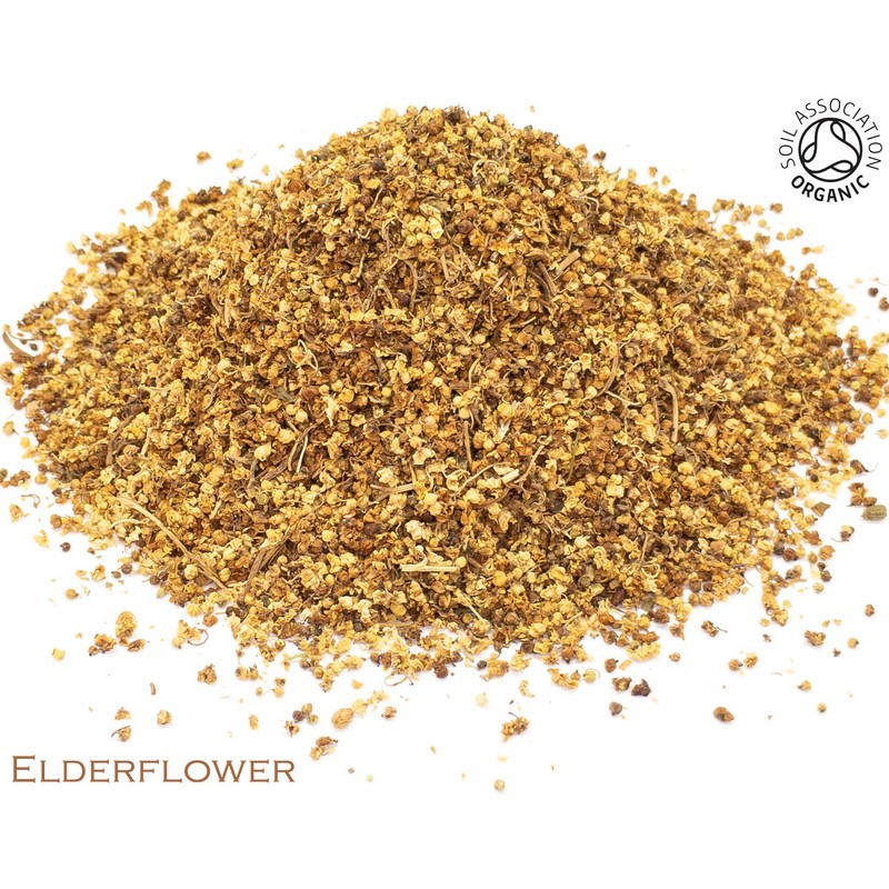 Organic Elderflower Pure Herbal Infusion (25 Unbleached Tea Bags -
