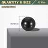 sourcing map 5mm Ceramic Bearing Balls, 12 Pcs Si3N4 Silicon