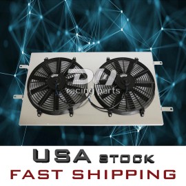 DH racing parts Shroud&Fan Fits 1994-2002 Dodge Ram 1500/2500/3500 Pickup Radiator 3.9/5.2/5.9L