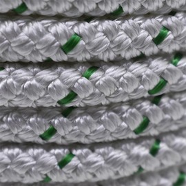 3/8 Inch x 200 Feet 4800Lbs Double Braided Polyester Rope Breaking Strength Strong Pulling Rope