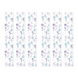 Beistle Bubble Party Panels, 12" x 6', Multi-Colored, 6 Piece Pack