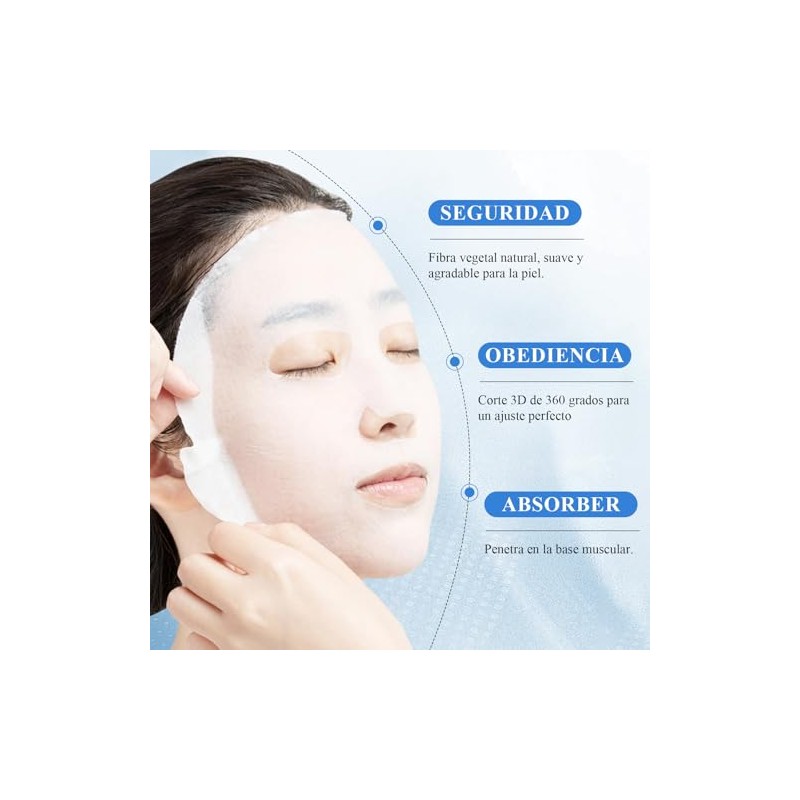 19pcs MASCARILLAS SURTIDAS NEW Hidratantes,Collagen Mask,Reparan La Piel Seca Antiedad