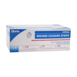 Dukal 5157 Wound Closure Strip, 1/2" x 4", Sterile