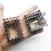 6Pcs Scalloped Cookie Cutter by Doczen, 2 Inch Square Cookie